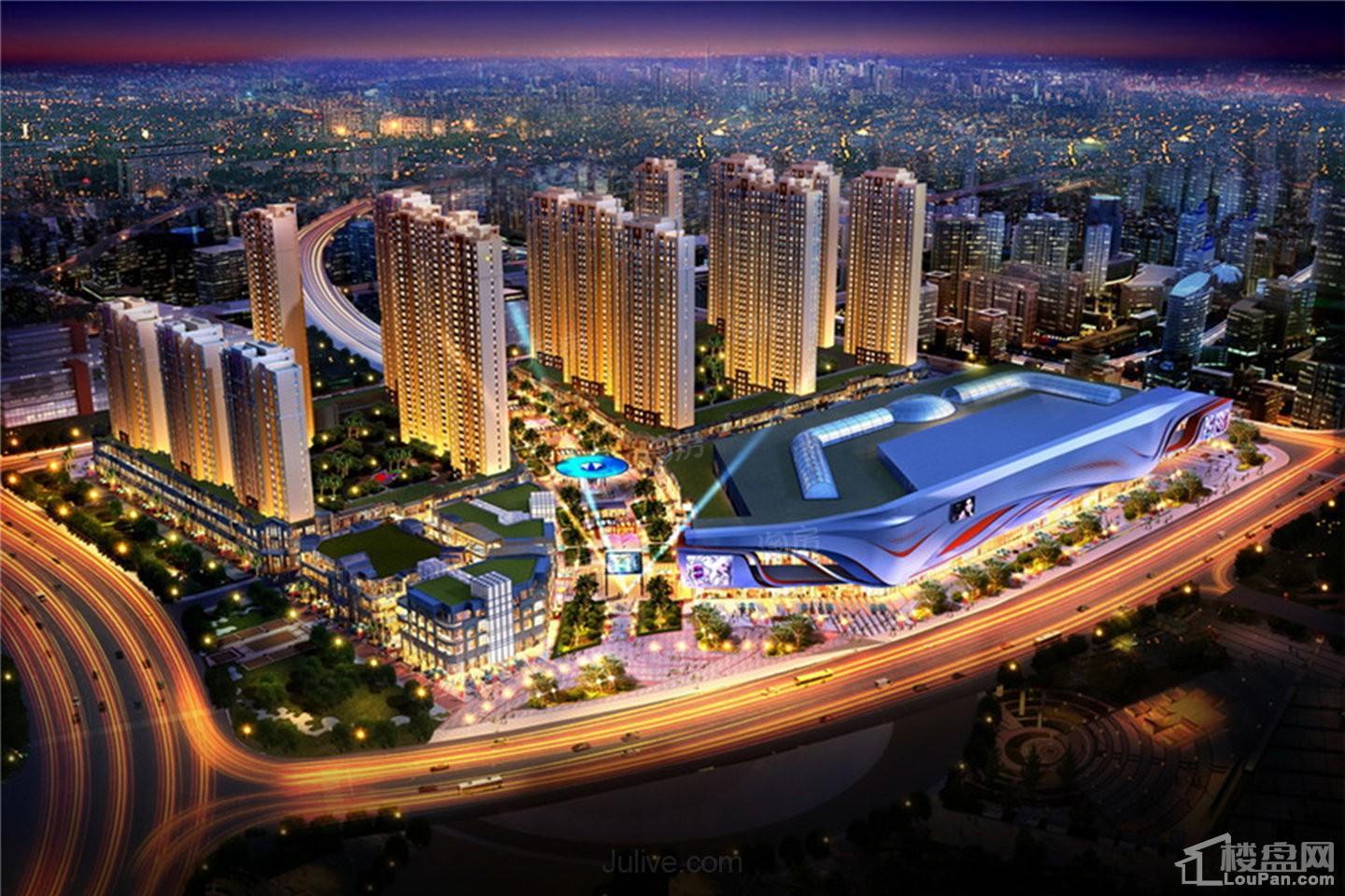 天津滨海万达广场效果图