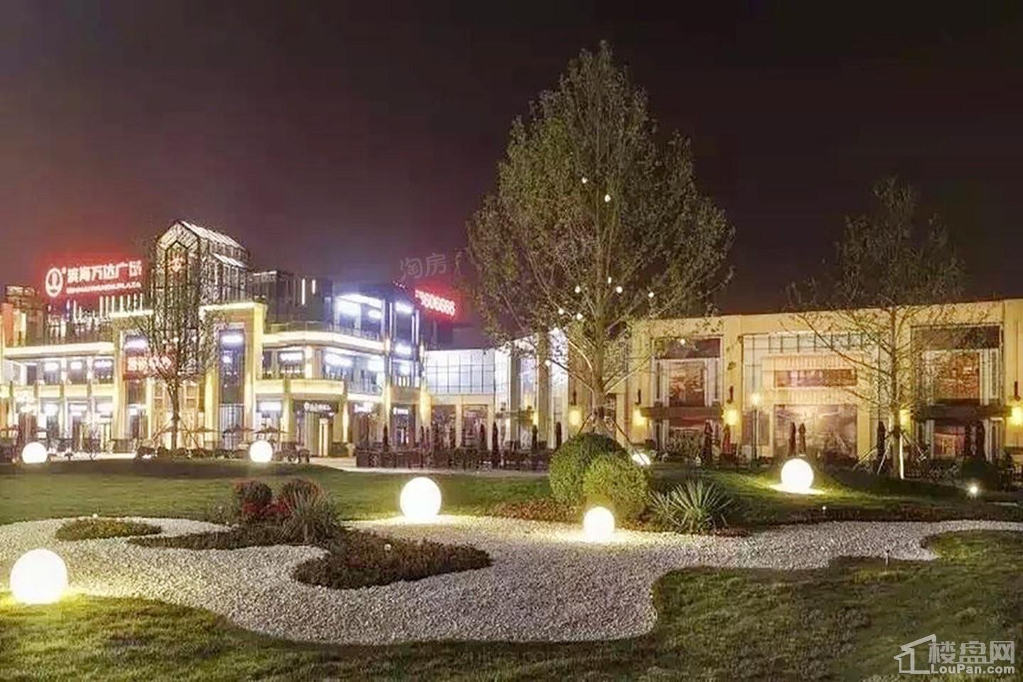 天津滨海万达广场实景图