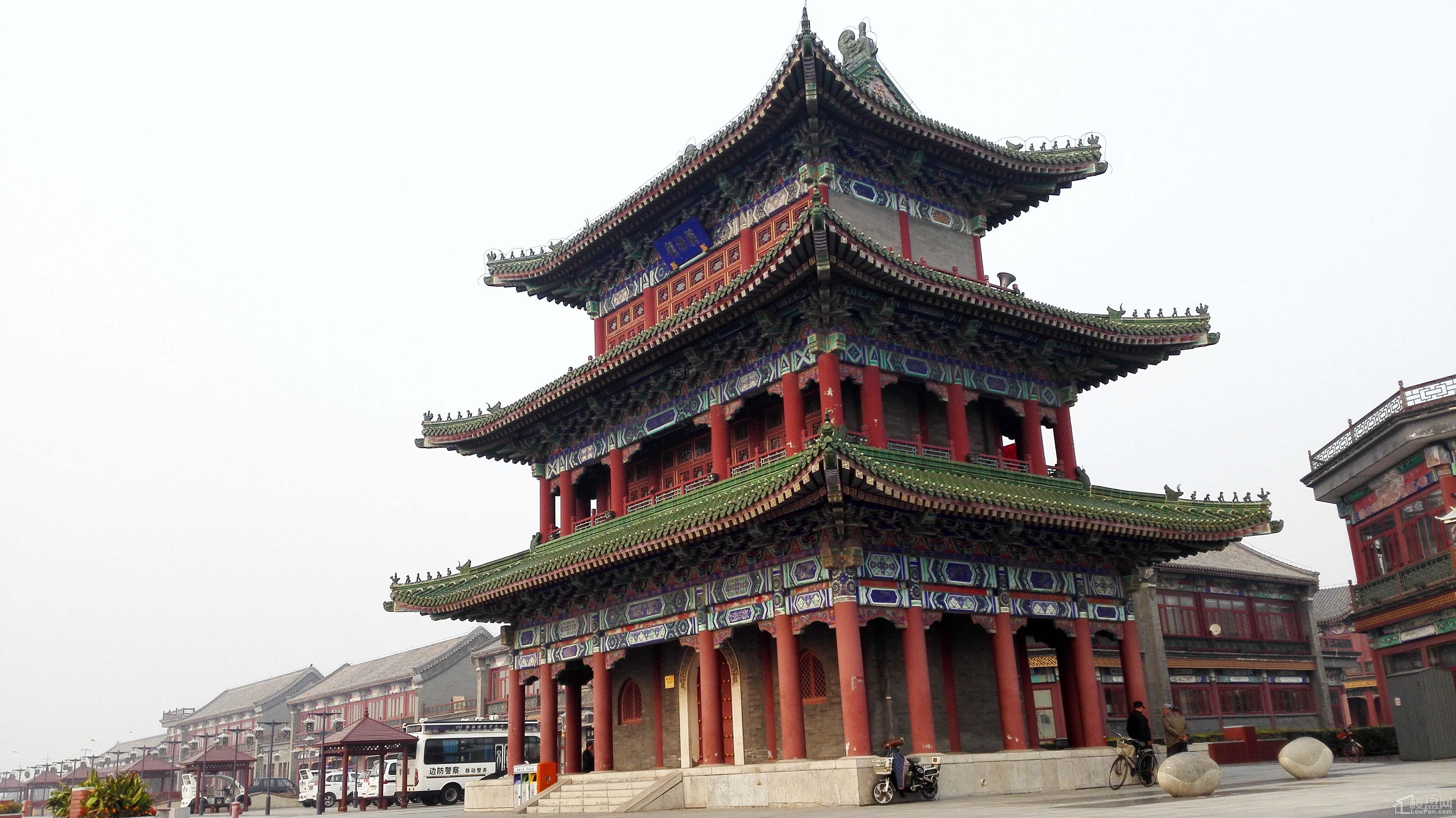 鼓浪水镇实景图