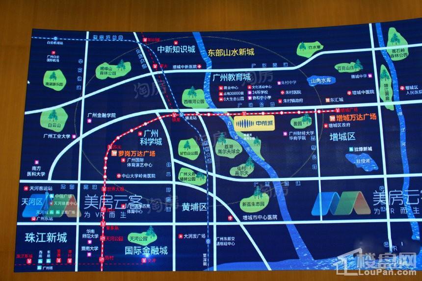 保利中航城位置图