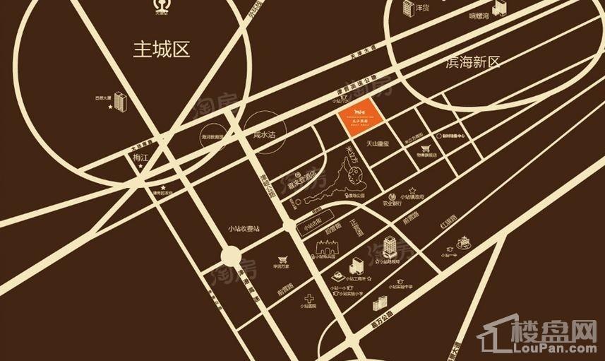 天山熙湖位置图
