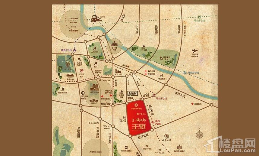 红磡领世郡王墅位置图