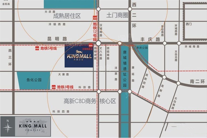 KingMall未来中心位置图