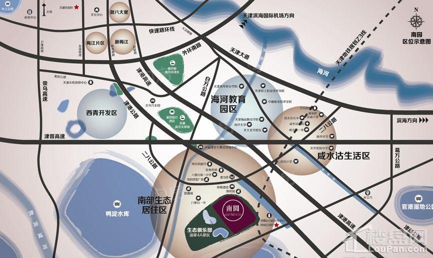 南园位置图