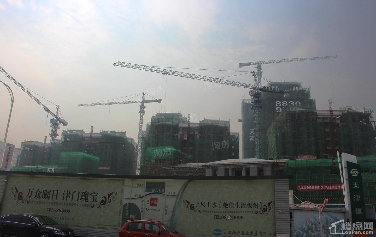 天物郁江溪岸实景图