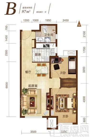 第九季高层标准层B户型