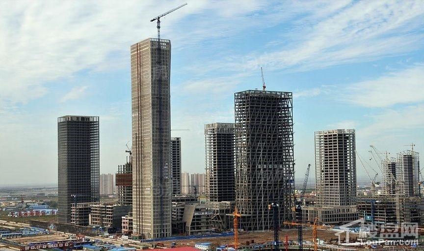 天津汇金中心实景图