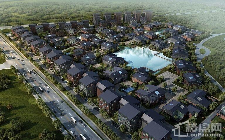 海泰渤龙湖总部经济区效果图