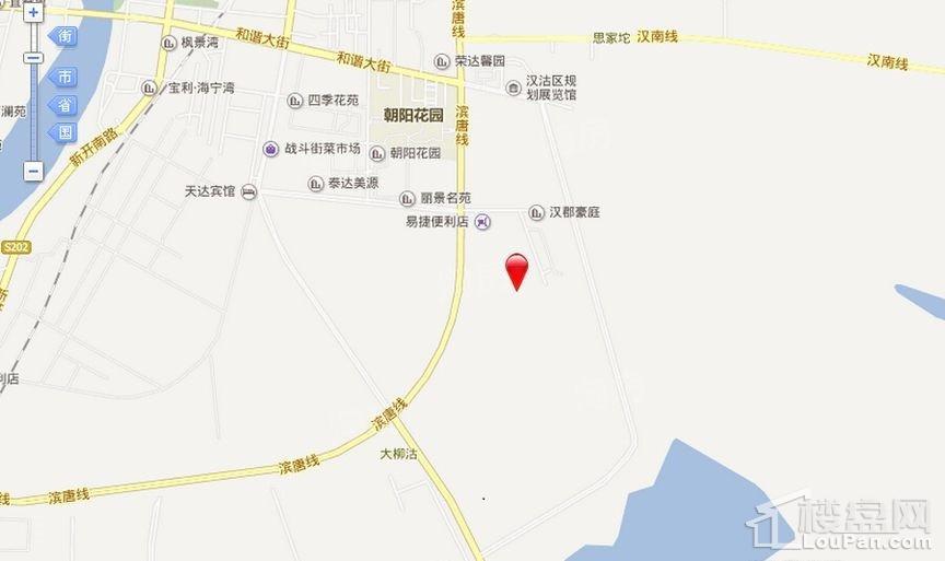 天房彩虹苑位置图