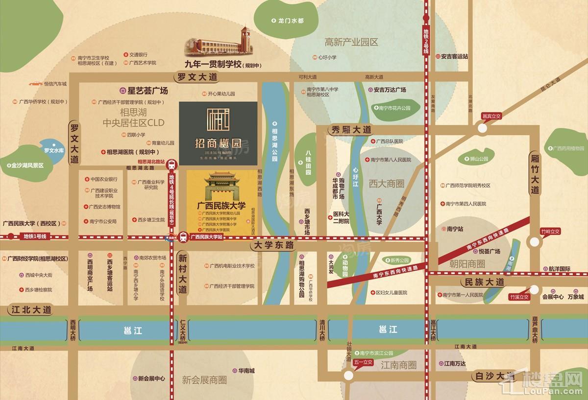 招商樾园位置图