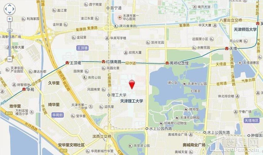 天房崇德园二期位置图