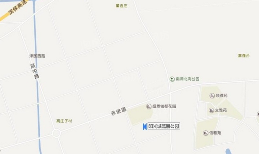 阳光城·翡丽公园位置图