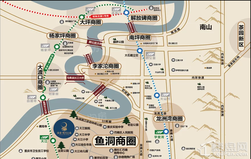 荣安明月江南位置图