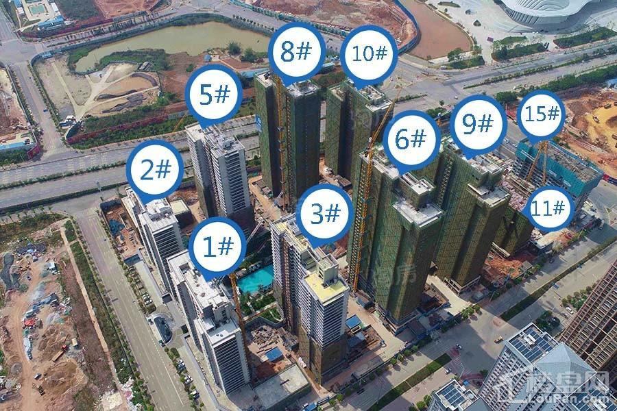 绿城春江明月实景图