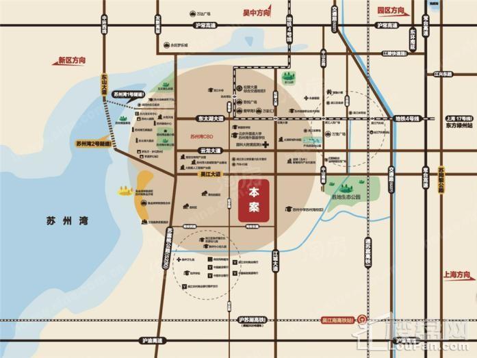 太湖新城天玺位置图