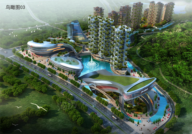 亨特碧桂园云涧溪山效果图