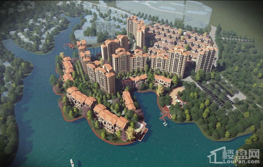 中海黎香湖效果图