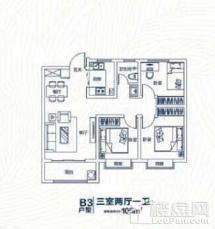 开元盛世裕园3室2厅1卫