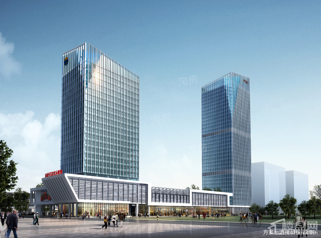 高铁时代广场效果图