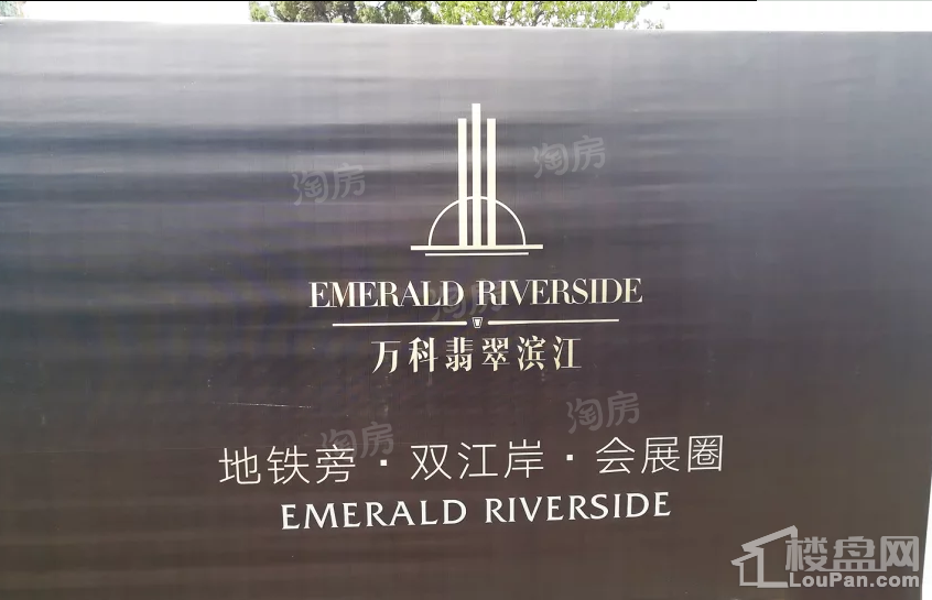 万科翡翠滨江实景图