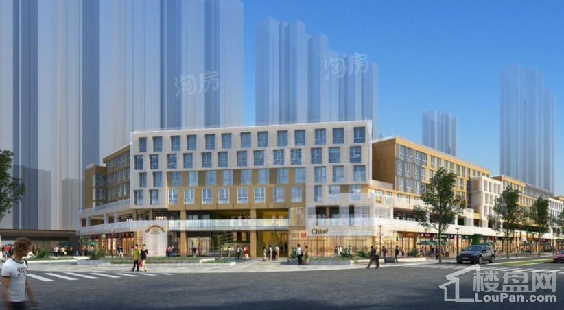 万科苏高新四季风景商业广场效果图