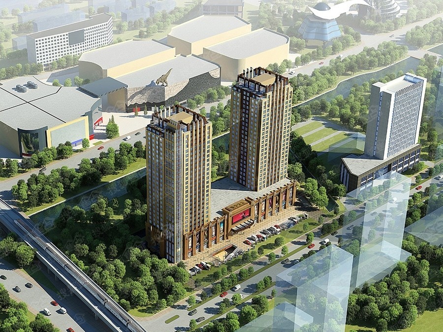 宝地商务广场效果图
