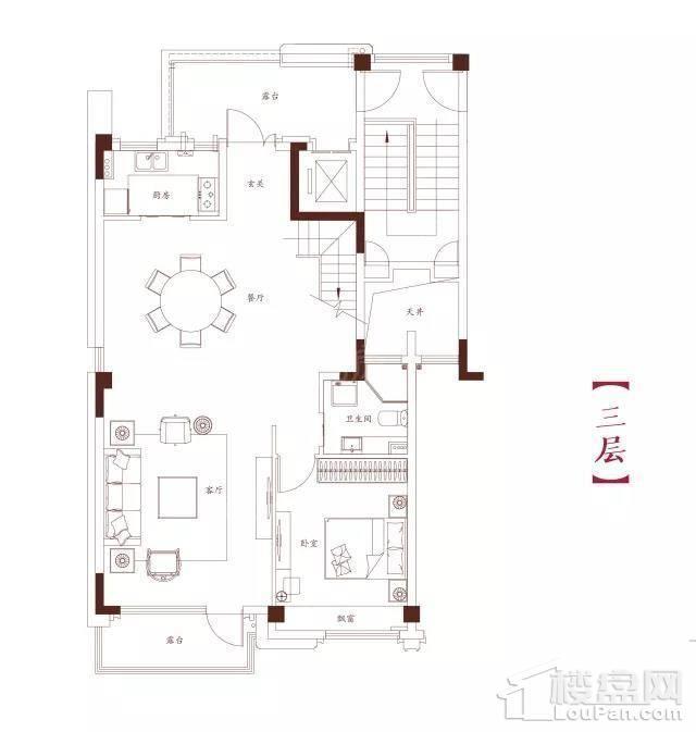 瘦西湖院子4室2厅3卫
