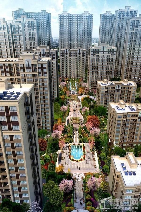 怡人城市花园效果图