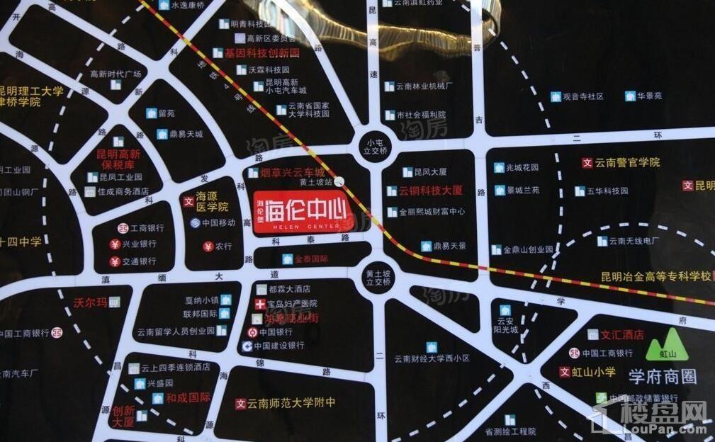 海伦中心位置图