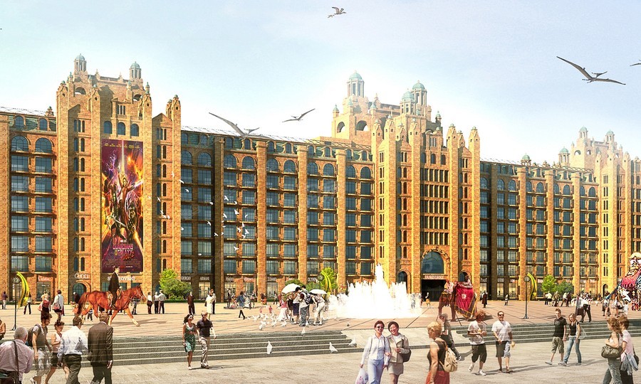 秦皇岛好莱坞魔法城效果图