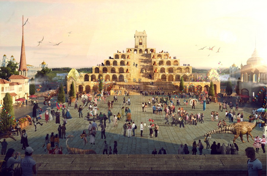 秦皇岛好莱坞魔法城效果图