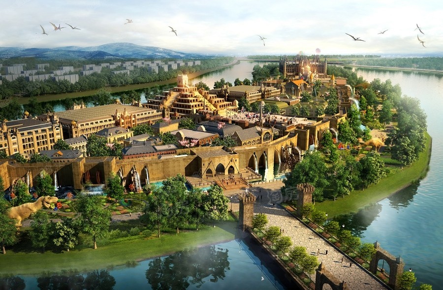 秦皇岛好莱坞魔法城效果图