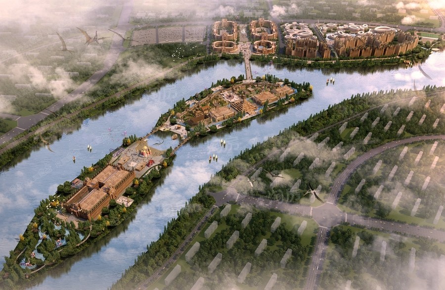 秦皇岛好莱坞魔法城效果图