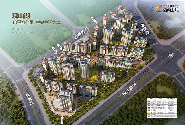 碧桂园西南上城效果图