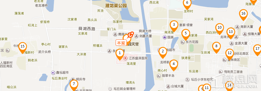 禹洲雍泽府位置图