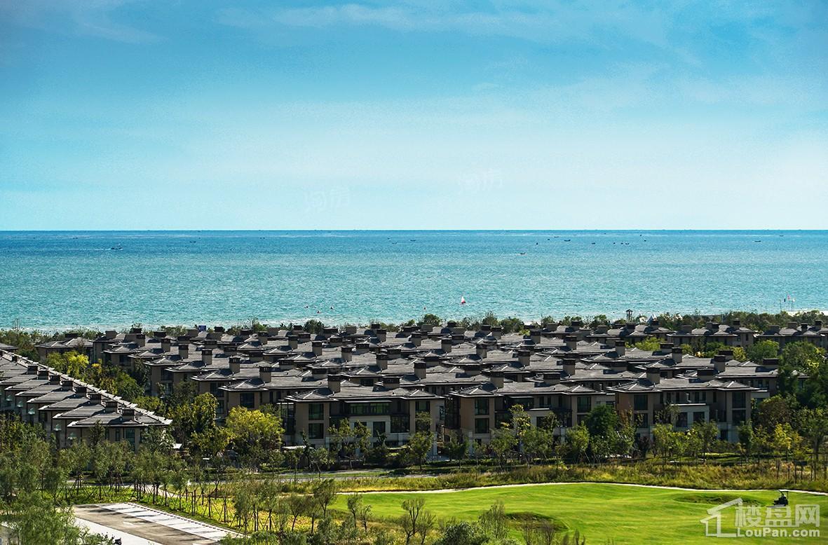 蔚蓝海岸实景图