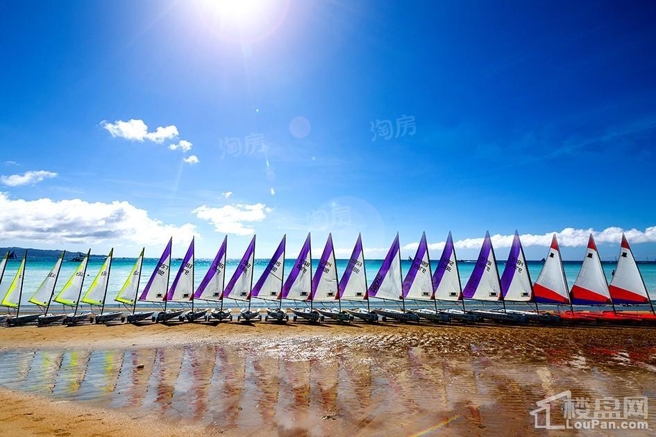 蔚蓝海岸实景图