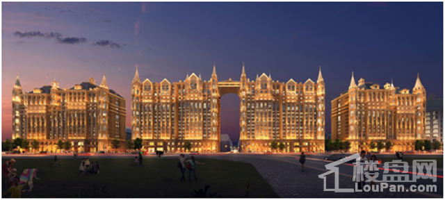 乐华城·罗马假日公寓效果图