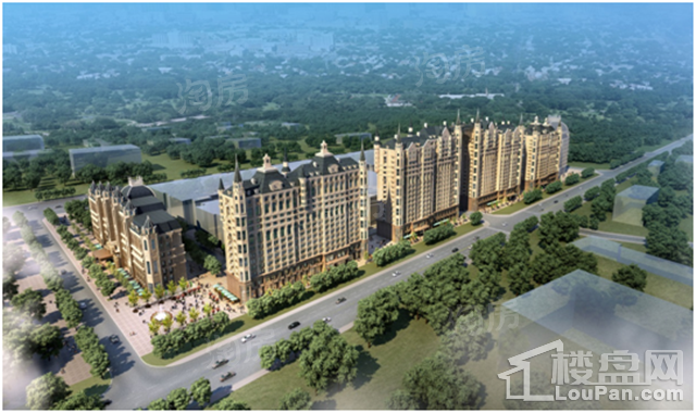 乐华城·罗马假日公寓效果图