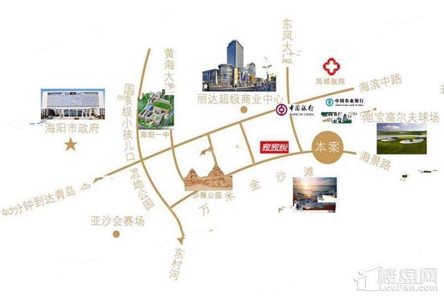 港汇蓝海国际位置图