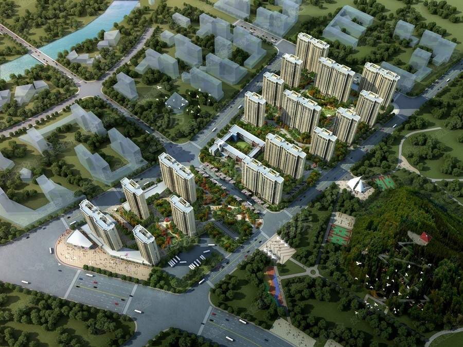 中新国际城效果图