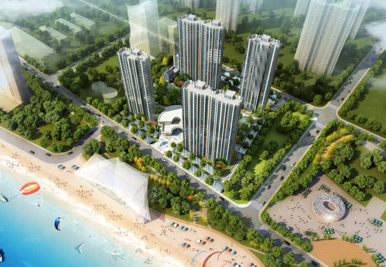 金梦海湾柒号香堤澜庭效果图