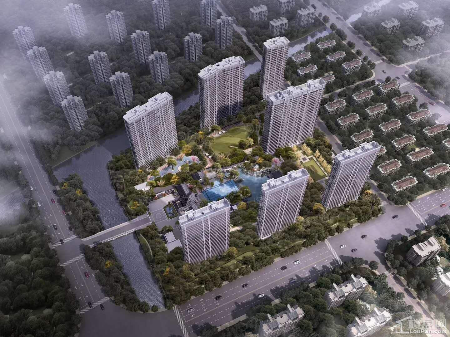 多弗绿城·翠湖里效果图