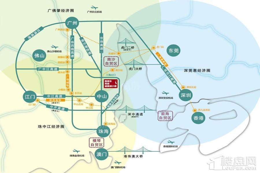 雅居乐民森·迪茵湖小镇位置图