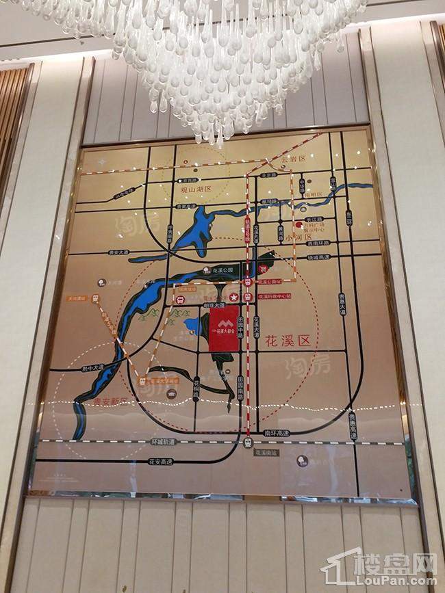 万科花溪大都会实景图