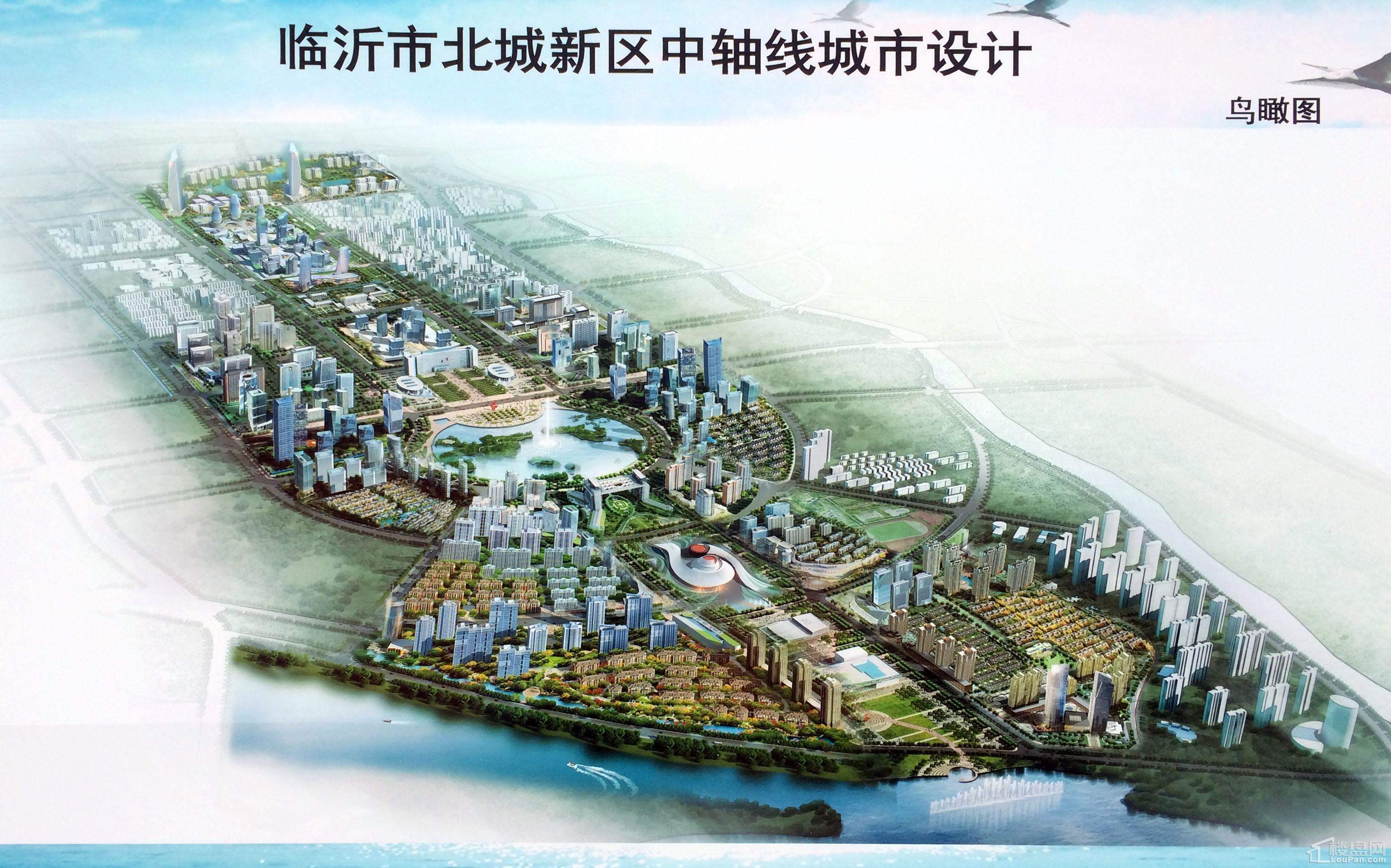 齐鲁园广场效果图