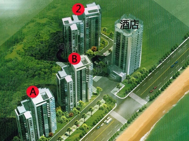 滨海湾效果图