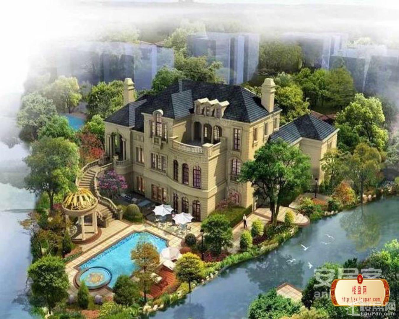 蓝天玫瑰园效果图