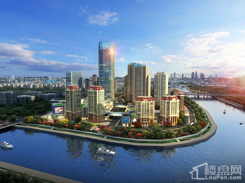 首创天阅海河效果图