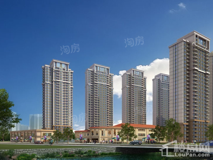 恒大滨河左岸效果图